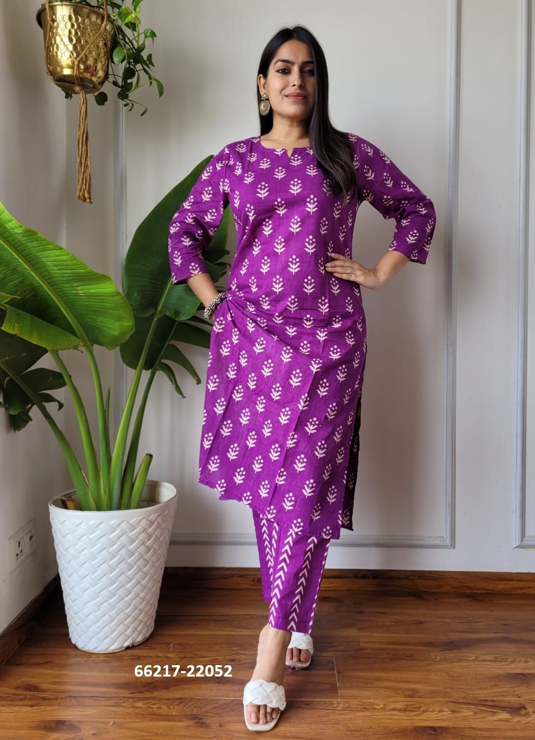 HAND BLOCK PRINTED CO-ORD SETS 2 - Catalog # 66217 (Set of 10 Tops With Bottoms) HAND BLOCK PRINTED CO-ORD SETS 2 - Catalog # 66217 (Set of 10 Tops With Bottoms)
