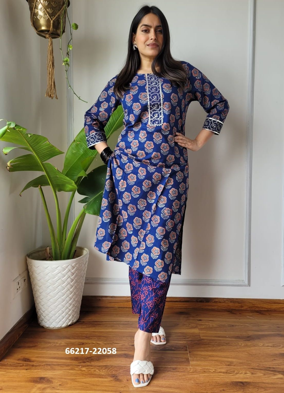 HAND BLOCK PRINTED CO-ORD SETS 2 - Catalog # 66217 (Set of 10 Tops With Bottoms) HAND BLOCK PRINTED CO-ORD SETS 2 - Catalog # 66217 (Set of 10 Tops With Bottoms)