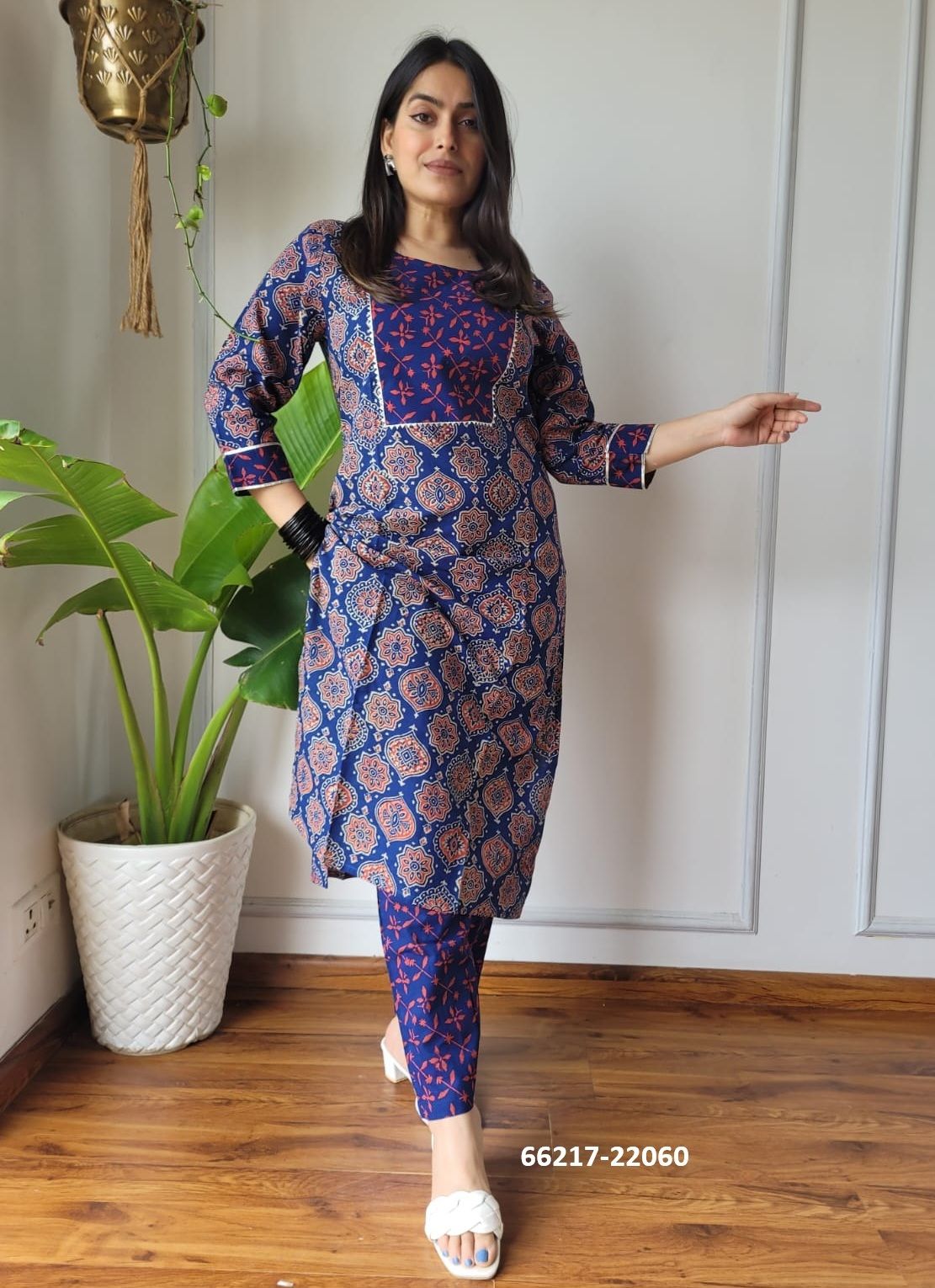 HAND BLOCK PRINTED CO-ORD SETS 2 - Catalog # 66217 (Set of 10 Tops With Bottoms) HAND BLOCK PRINTED CO-ORD SETS 2 - Catalog # 66217 (Set of 10 Tops With Bottoms)