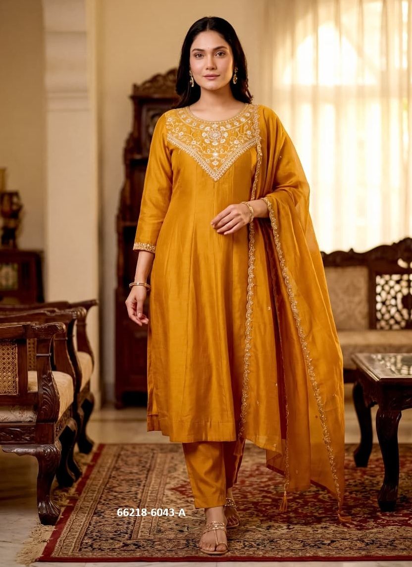 SERIES 6043 - Catalog # 66218 (Set of 2 Readymade Salwar Suits) SERIES 6043 - Catalog # 66218 (Set of 2 Readymade Salwar Suits)