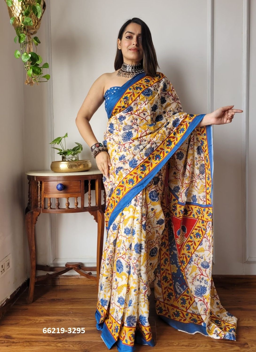 MUL MUL COTTON PRINTS 1 - Catalog # 66219 (Set of 10 Sarees)