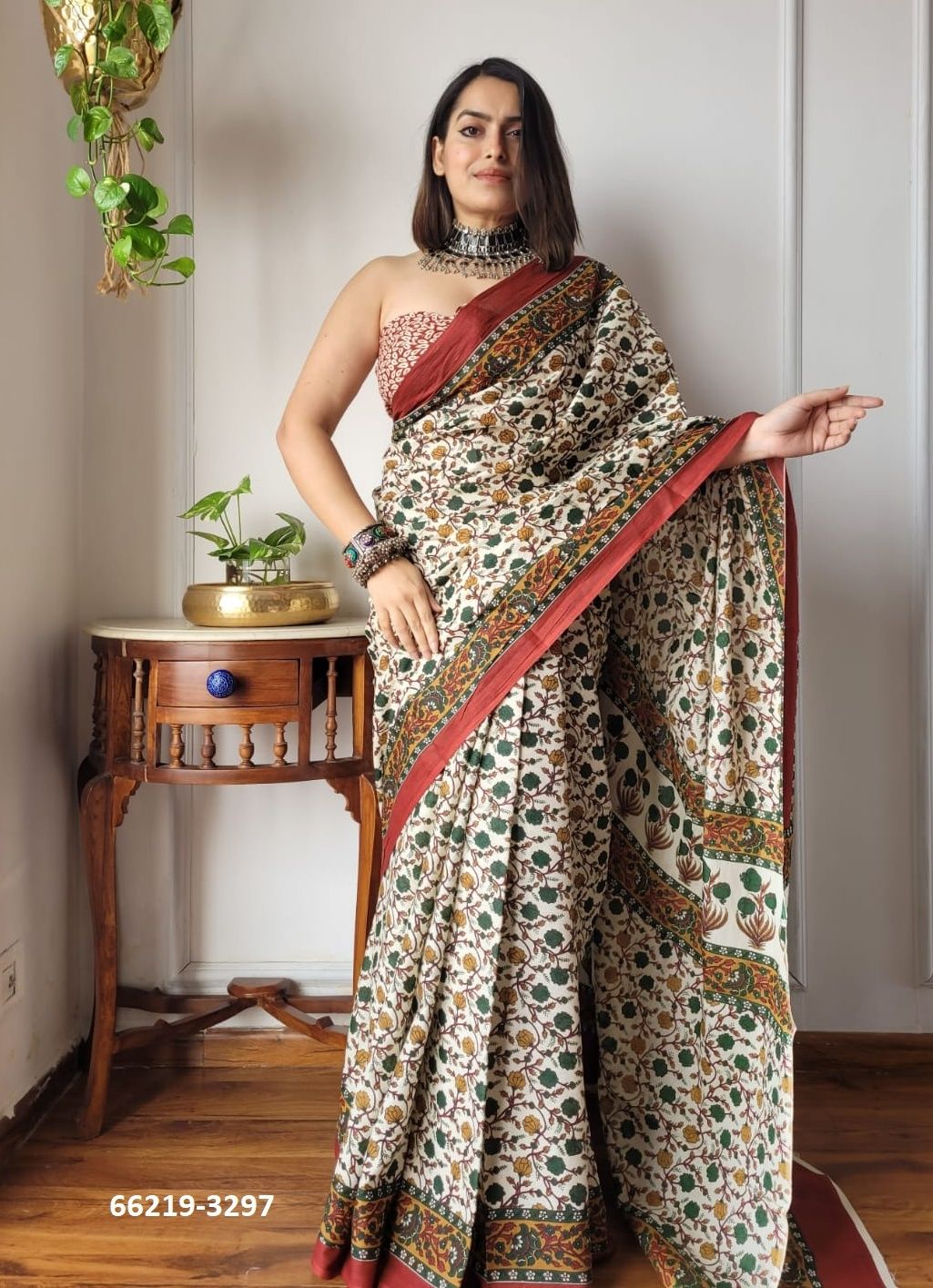 MUL MUL COTTON PRINTS 1 - Catalog # 66219 (Set of 10 Sarees)