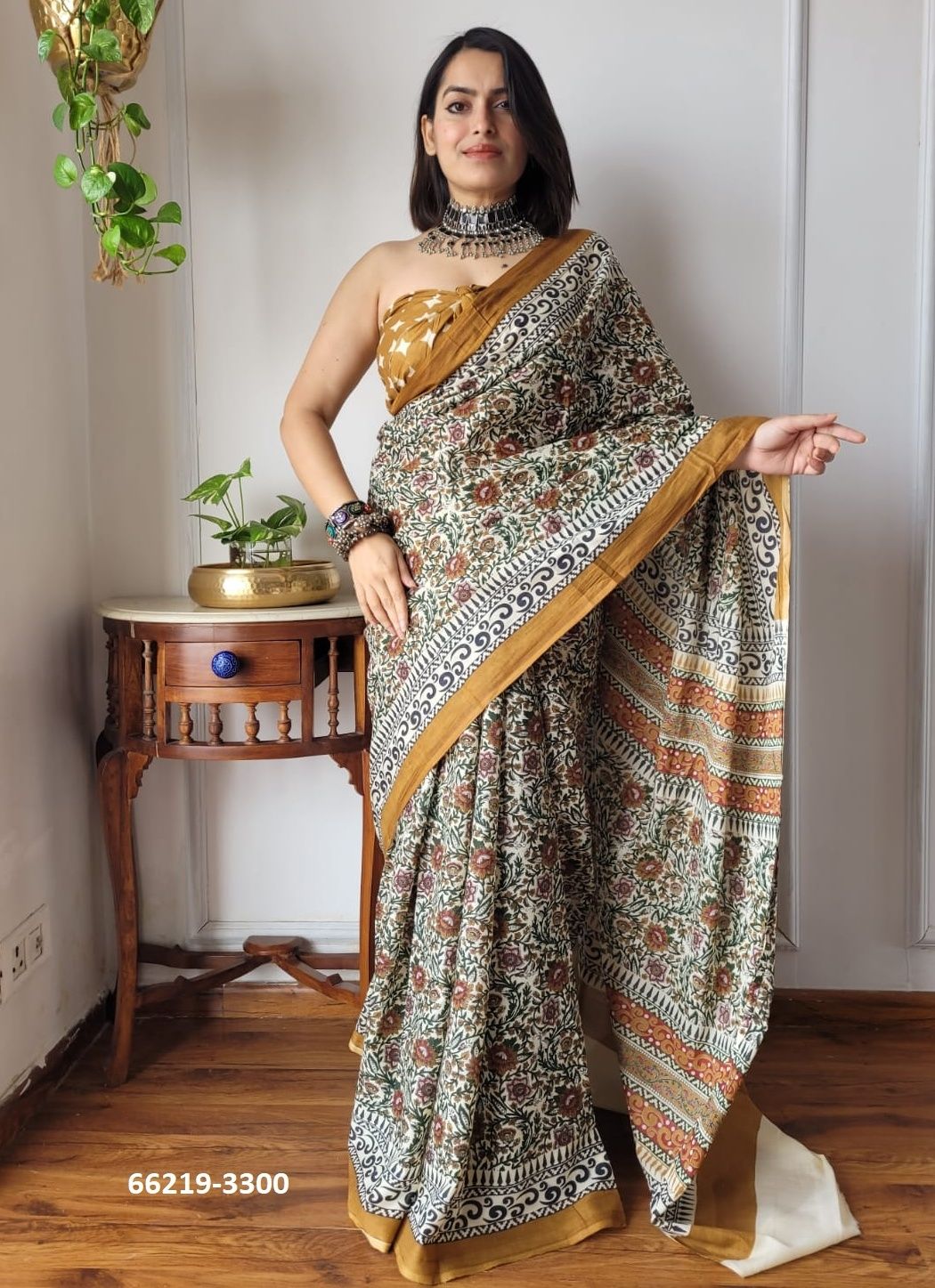 MUL MUL COTTON PRINTS 1 - Catalog # 66219 (Set of 10 Sarees)