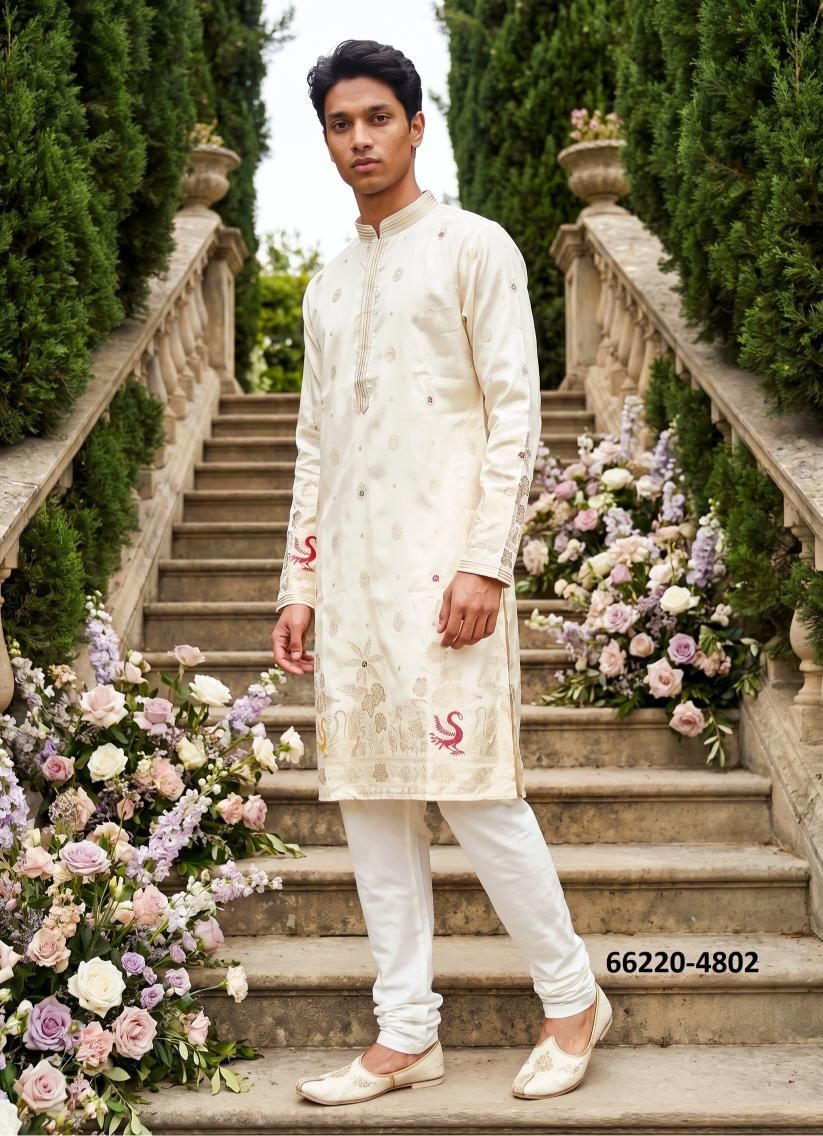 WEDDING COLLECTION 48 - Catalog # 66220 (Set of 5 Men's Ethnic Wear) WEDDING COLLECTION 48 - Catalog # 66220 (Set of 5 Men's Ethnic Wear)