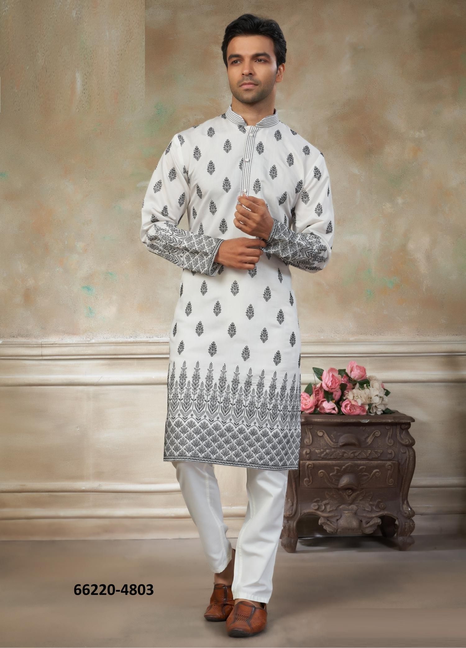 WEDDING COLLECTION 48 - Catalog # 66220 (Set of 5 Men's Ethnic Wear) WEDDING COLLECTION 48 - Catalog # 66220 (Set of 5 Men's Ethnic Wear)