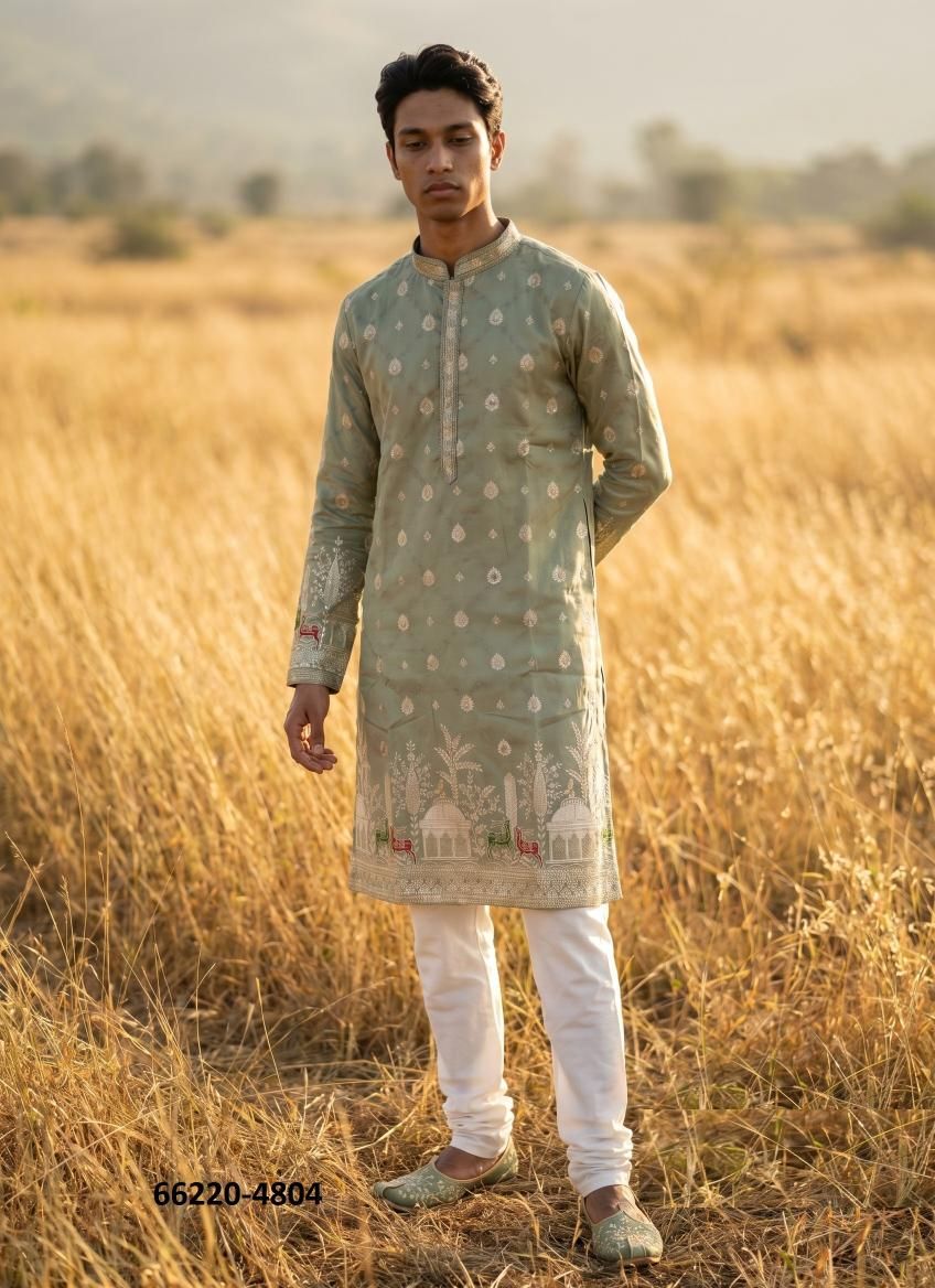 WEDDING COLLECTION 48 - Catalog # 66220 (Set of 5 Men's Ethnic Wear) WEDDING COLLECTION 48 - Catalog # 66220 (Set of 5 Men's Ethnic Wear)