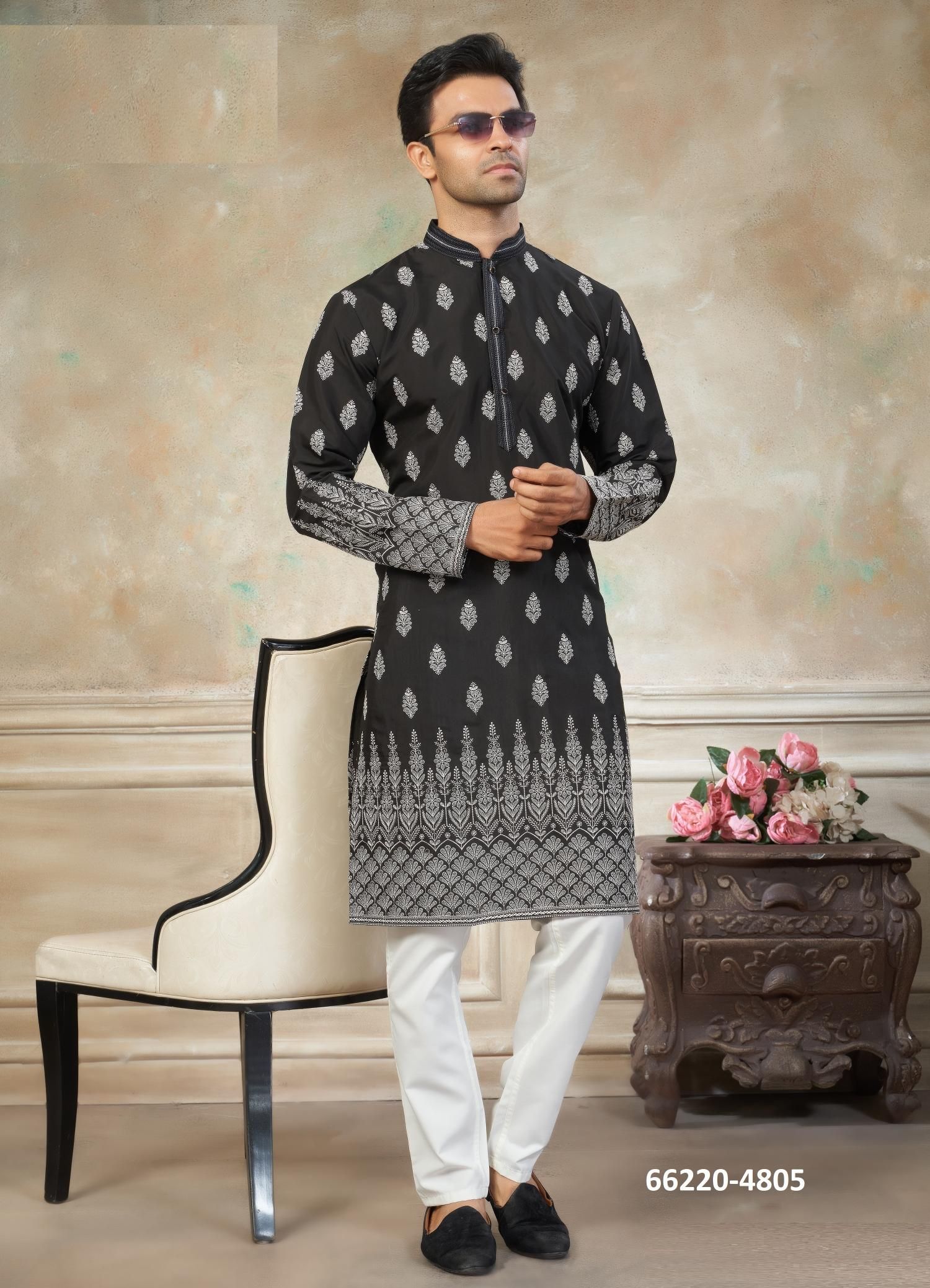 WEDDING COLLECTION 48 - Catalog # 66220 (Set of 5 Men's Ethnic Wear) WEDDING COLLECTION 48 - Catalog # 66220 (Set of 5 Men's Ethnic Wear)