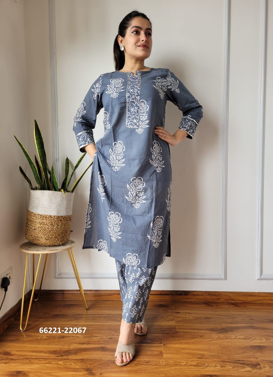 HAND BLOCK PRINTED CO-ORD SETS 3 - Catalog # 66221 (Set of 10 Tops With Bottoms) HAND BLOCK PRINTED CO-ORD SETS 3 - Catalog # 66221 (Set of 10 Tops With Bottoms)