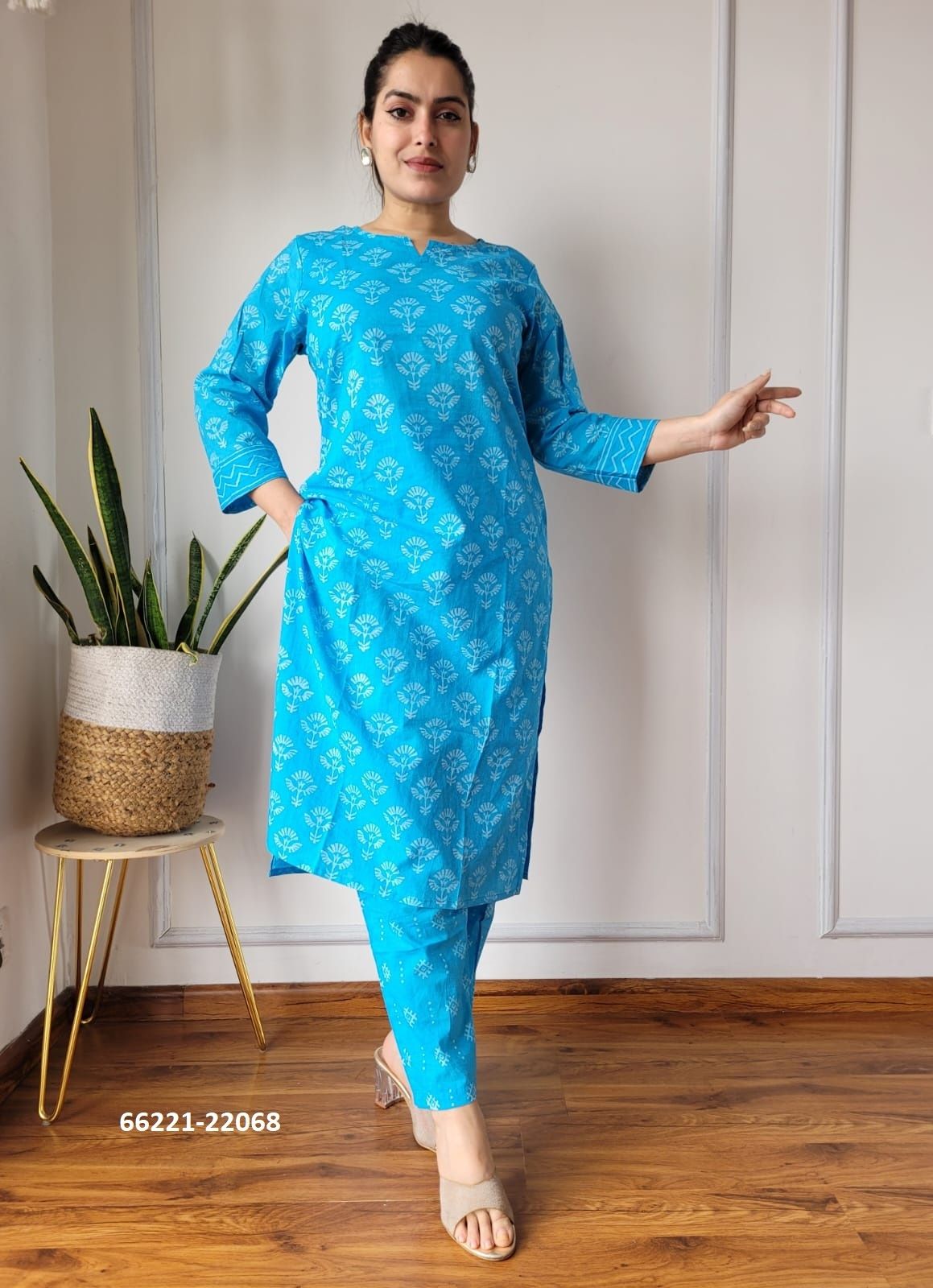 HAND BLOCK PRINTED CO-ORD SETS 3 - Catalog # 66221 (Set of 10 Tops With Bottoms) HAND BLOCK PRINTED CO-ORD SETS 3 - Catalog # 66221 (Set of 10 Tops With Bottoms)