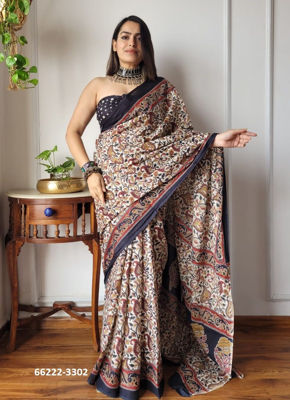 MUL MUL COTTON PRINTS 2 - Catalog # 66222 (Set of 10 Sarees)