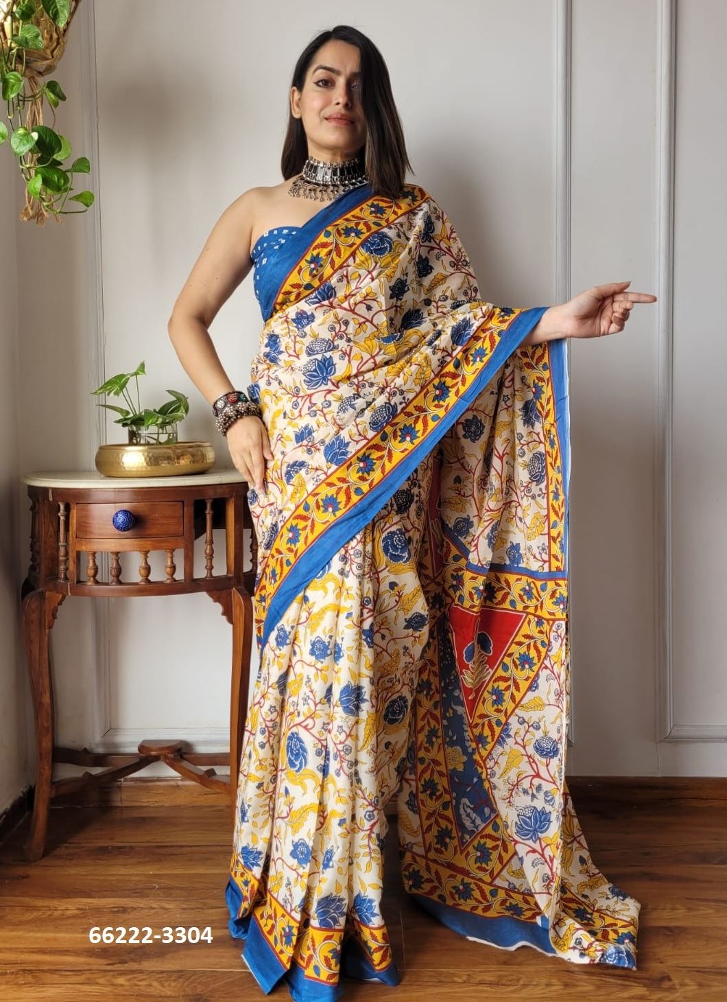 MUL MUL COTTON PRINTS 2 - Catalog # 66222 (Set of 10 Sarees)