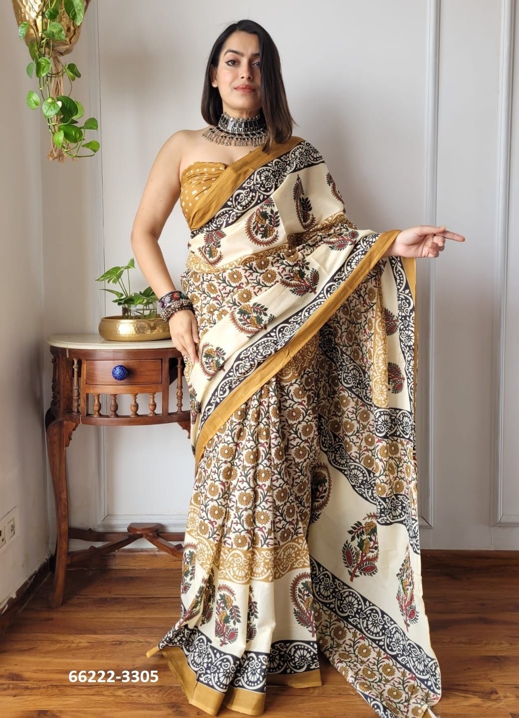MUL MUL COTTON PRINTS 2 - Catalog # 66222 (Set of 10 Sarees)