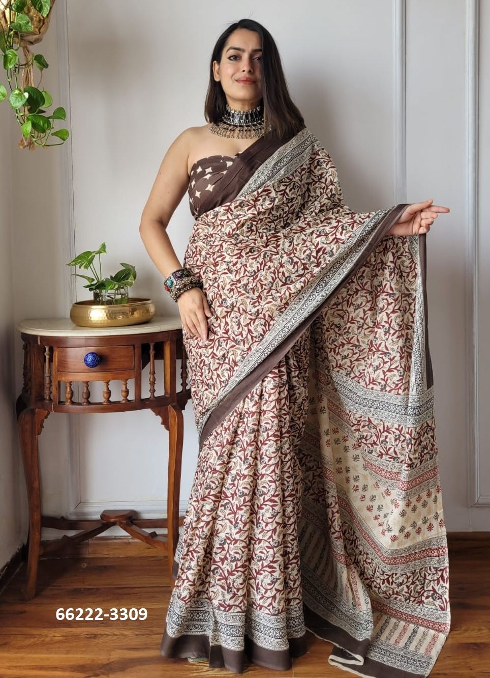 MUL MUL COTTON PRINTS 2 - Catalog # 66222 (Set of 10 Sarees)