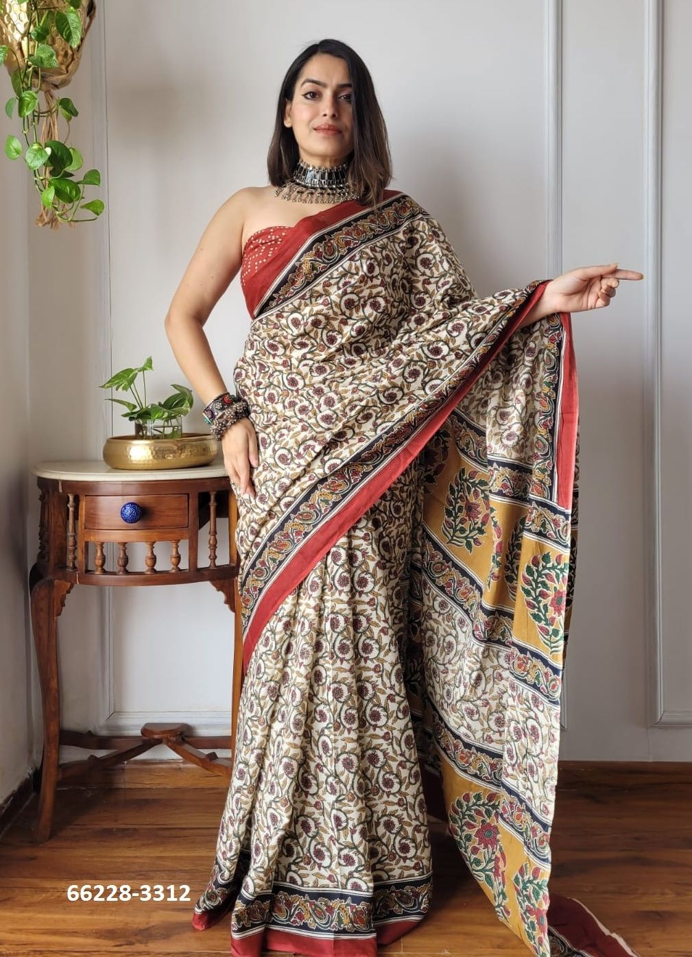 MUL MUL COTTON PRINTS 3 - Catalog # 66228 (Set of 10 Sarees)