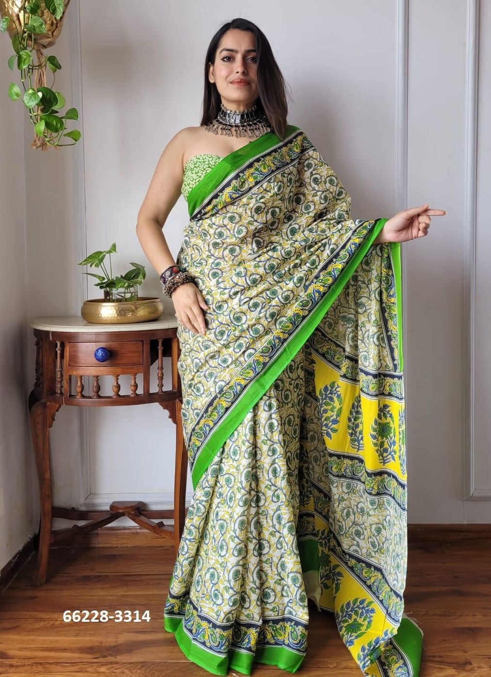 MUL MUL COTTON PRINTS 3 - Catalog # 66228 (Set of 10 Sarees)