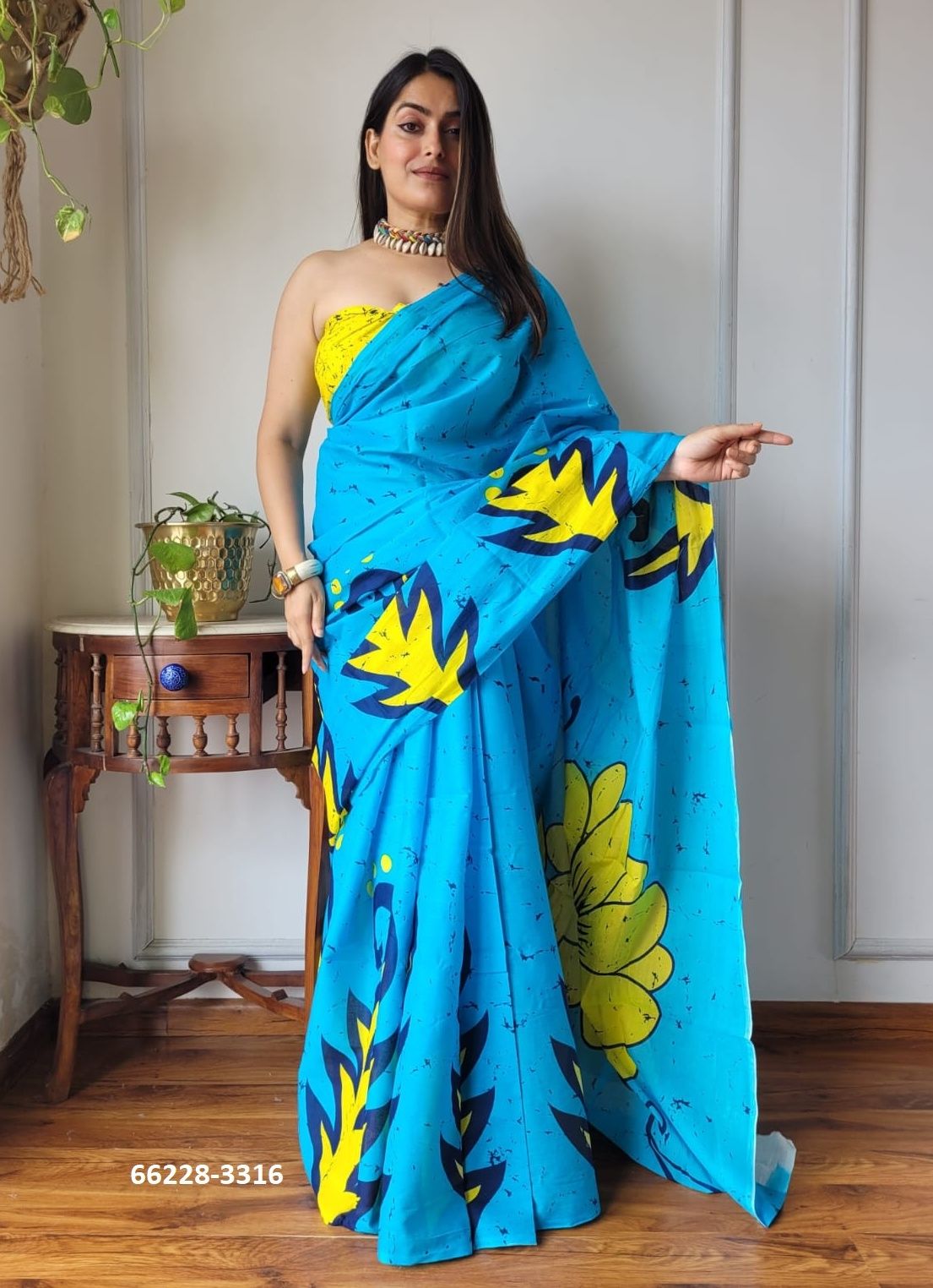 MUL MUL COTTON PRINTS 3 - Catalog # 66228 (Set of 10 Sarees)