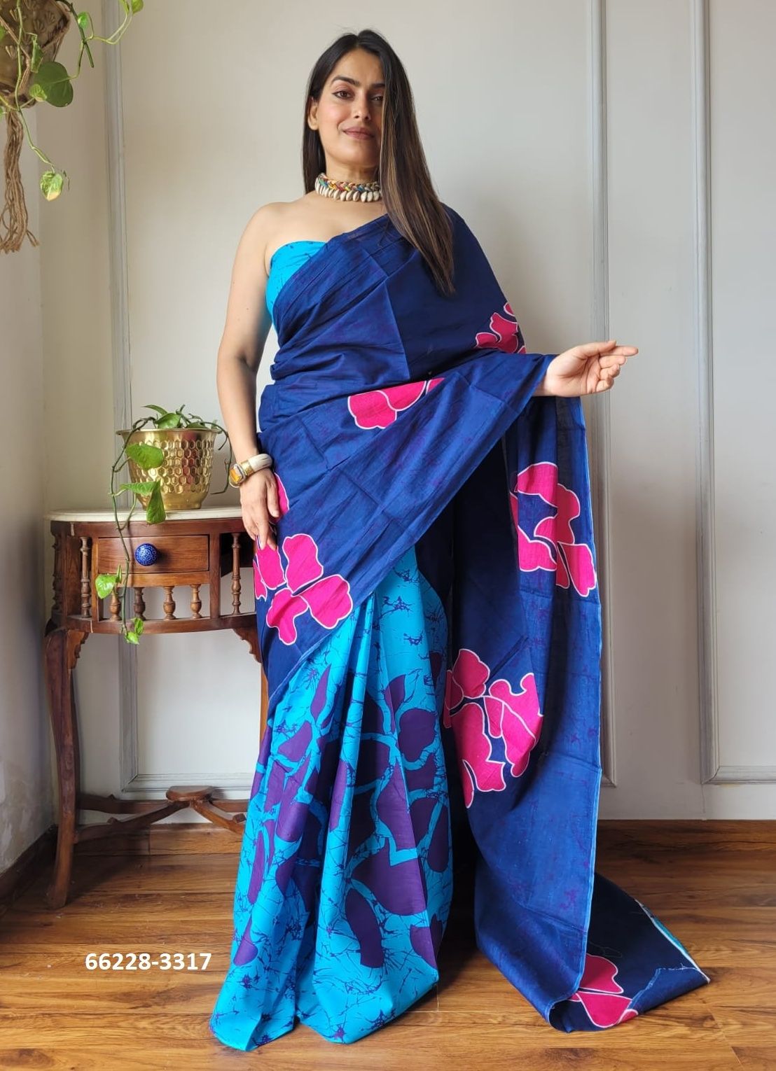 MUL MUL COTTON PRINTS 3 - Catalog # 66228 (Set of 10 Sarees)