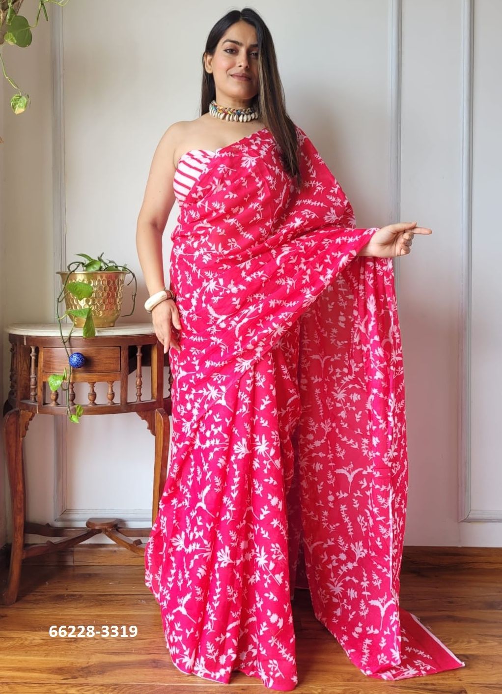 MUL MUL COTTON PRINTS 3 - Catalog # 66228 (Set of 10 Sarees)