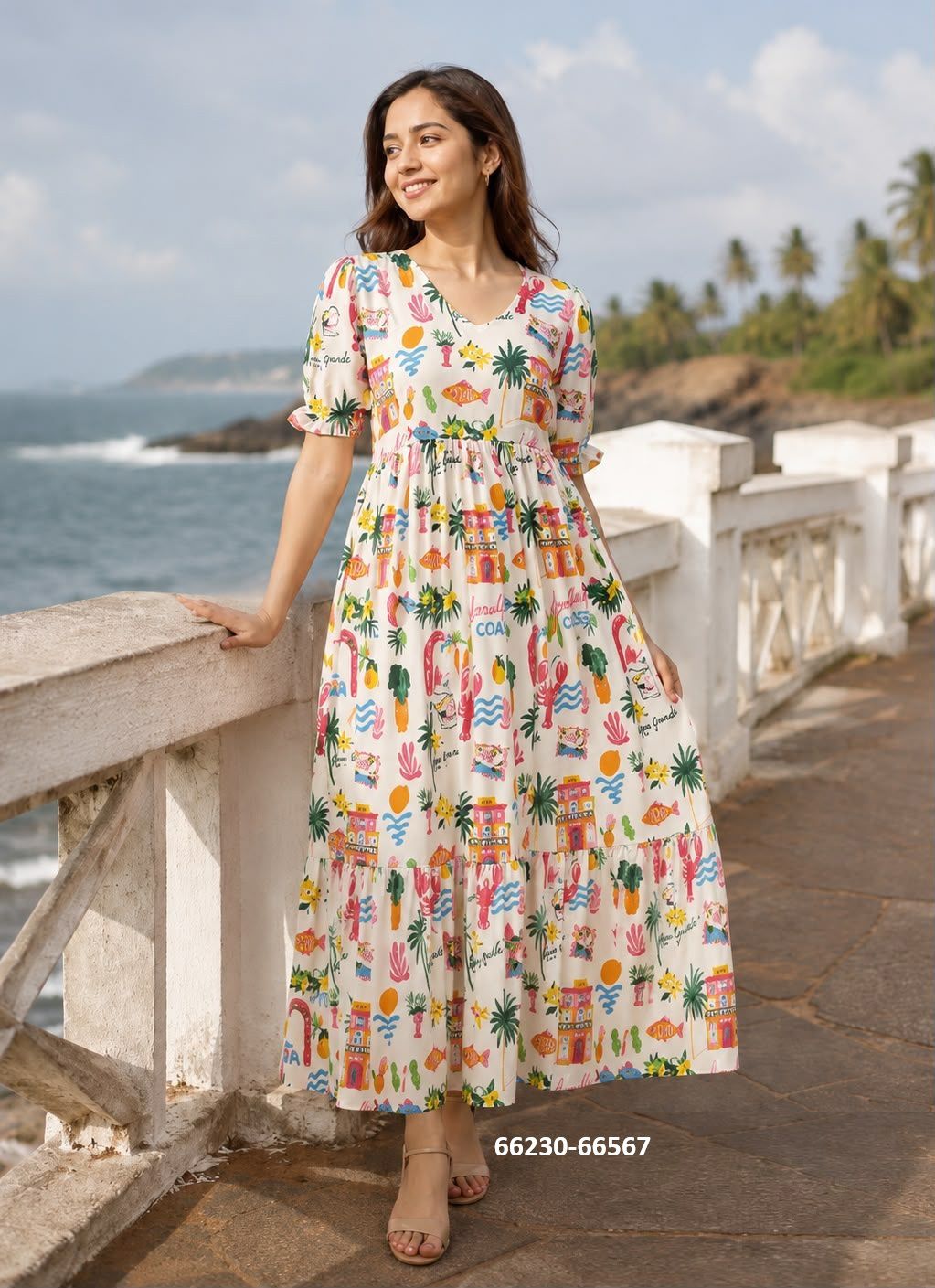 BREEZE - Catalog # 66230 (Set of 6 Readymade Women's Kurtis / Tops) BREEZE - Catalog # 66230 (Set of 6 Readymade Women's Kurtis / Tops)