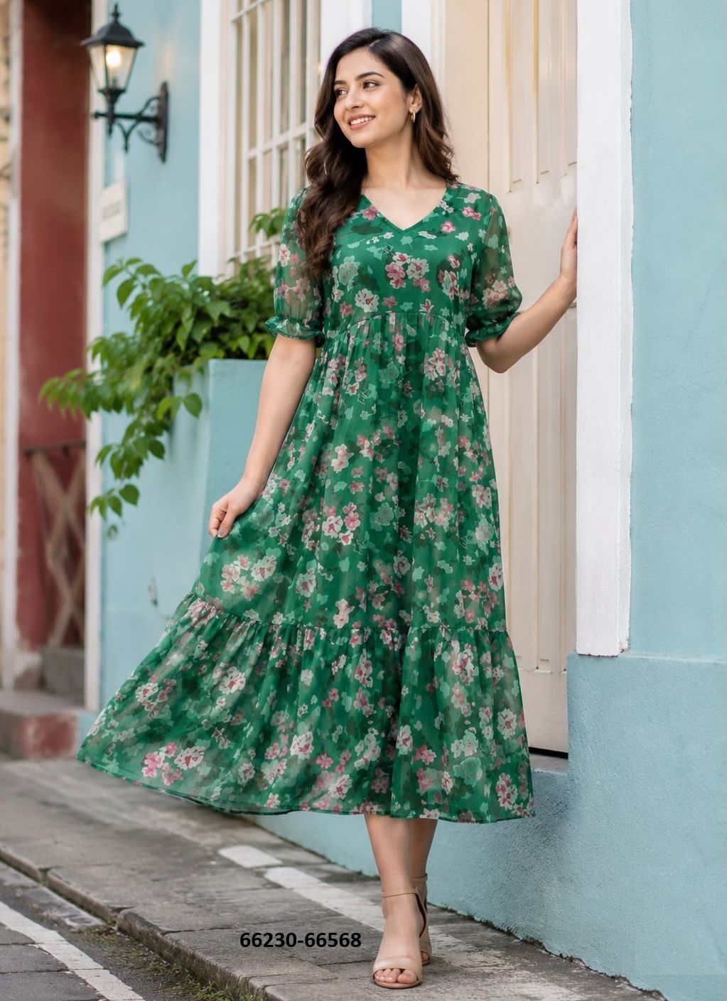 BREEZE - Catalog # 66230 (Set of 6 Readymade Women's Kurtis / Tops) BREEZE - Catalog # 66230 (Set of 6 Readymade Women's Kurtis / Tops)