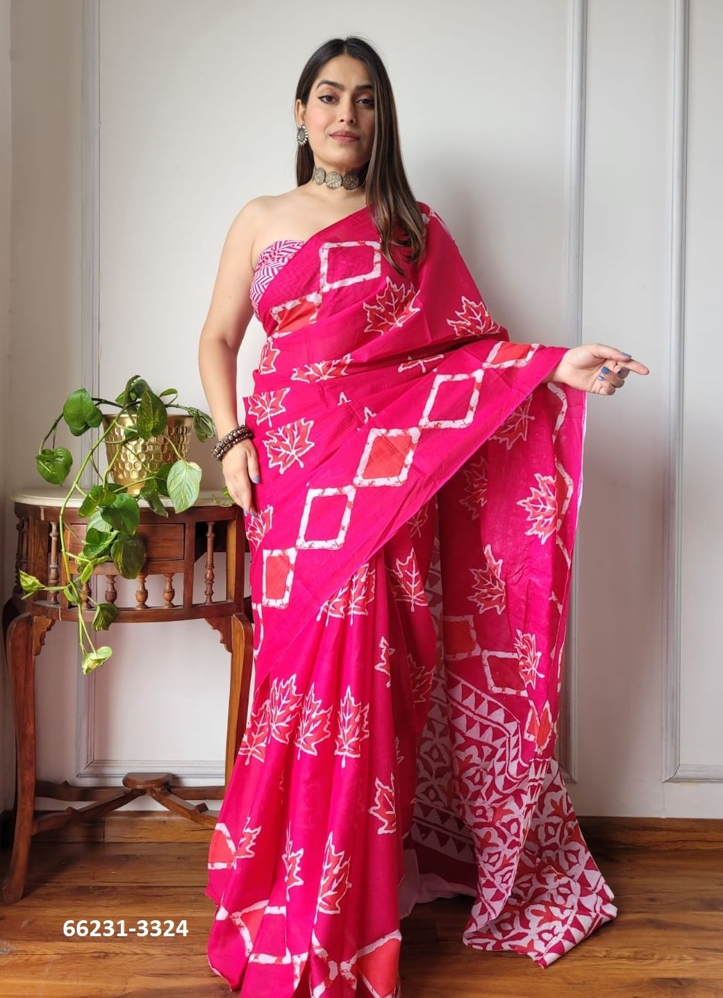 MUL MUL COTTON PRINTS 4 - Catalog # 66231 (Set of 10 Sarees)