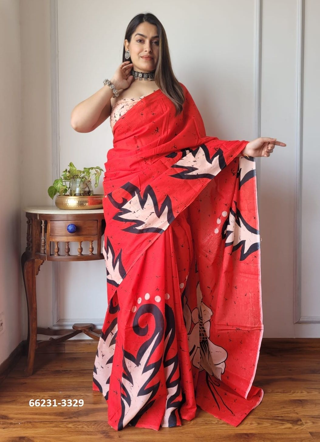 MUL MUL COTTON PRINTS 4 - Catalog # 66231 (Set of 10 Sarees)