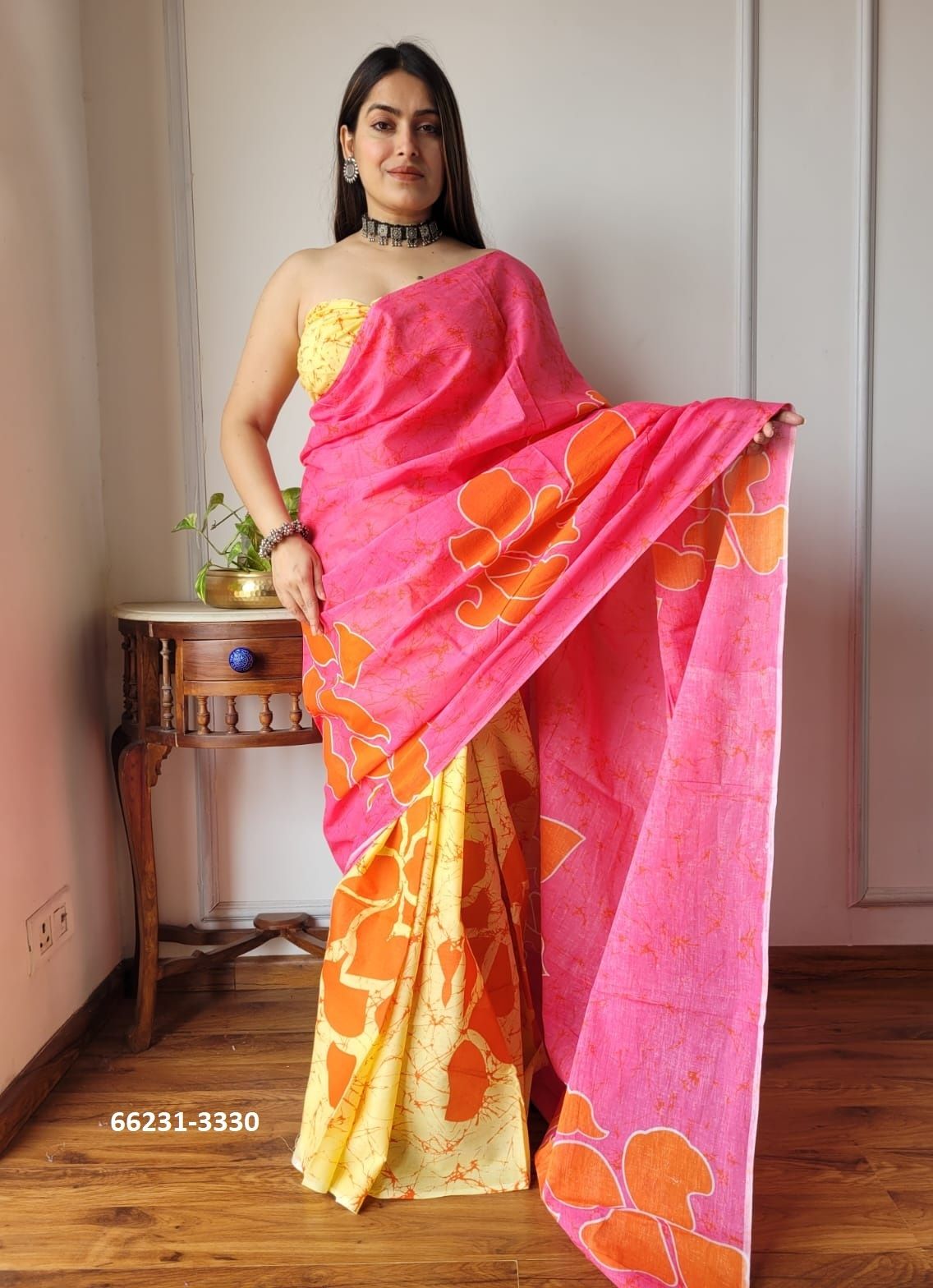 MUL MUL COTTON PRINTS 4 - Catalog # 66231 (Set of 10 Sarees)