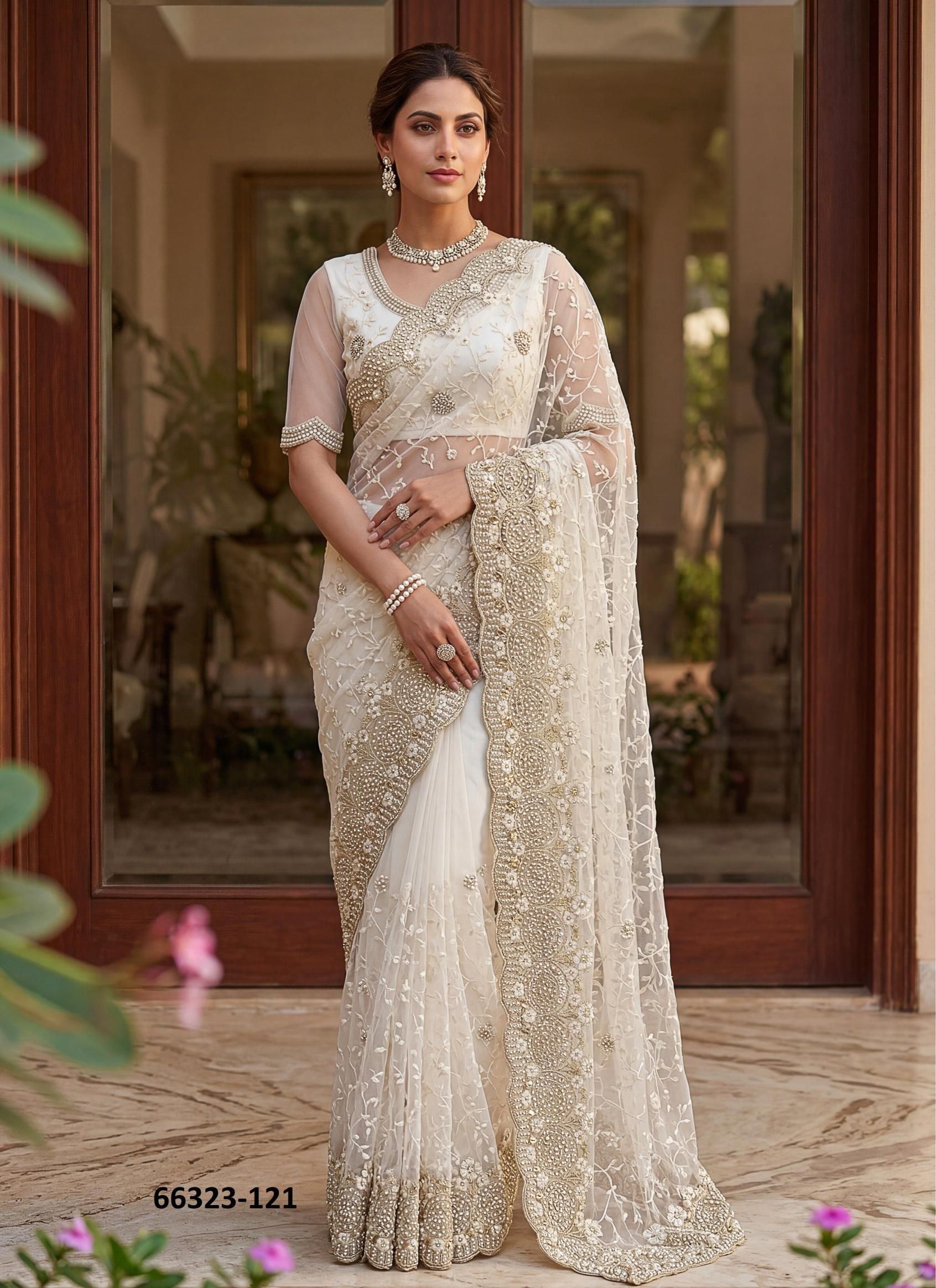 SERIES 121 - Catalog # 66323 (Set of 7 Sarees) SERIES 121 - Catalog # 66323 (Set of 7 Sarees)