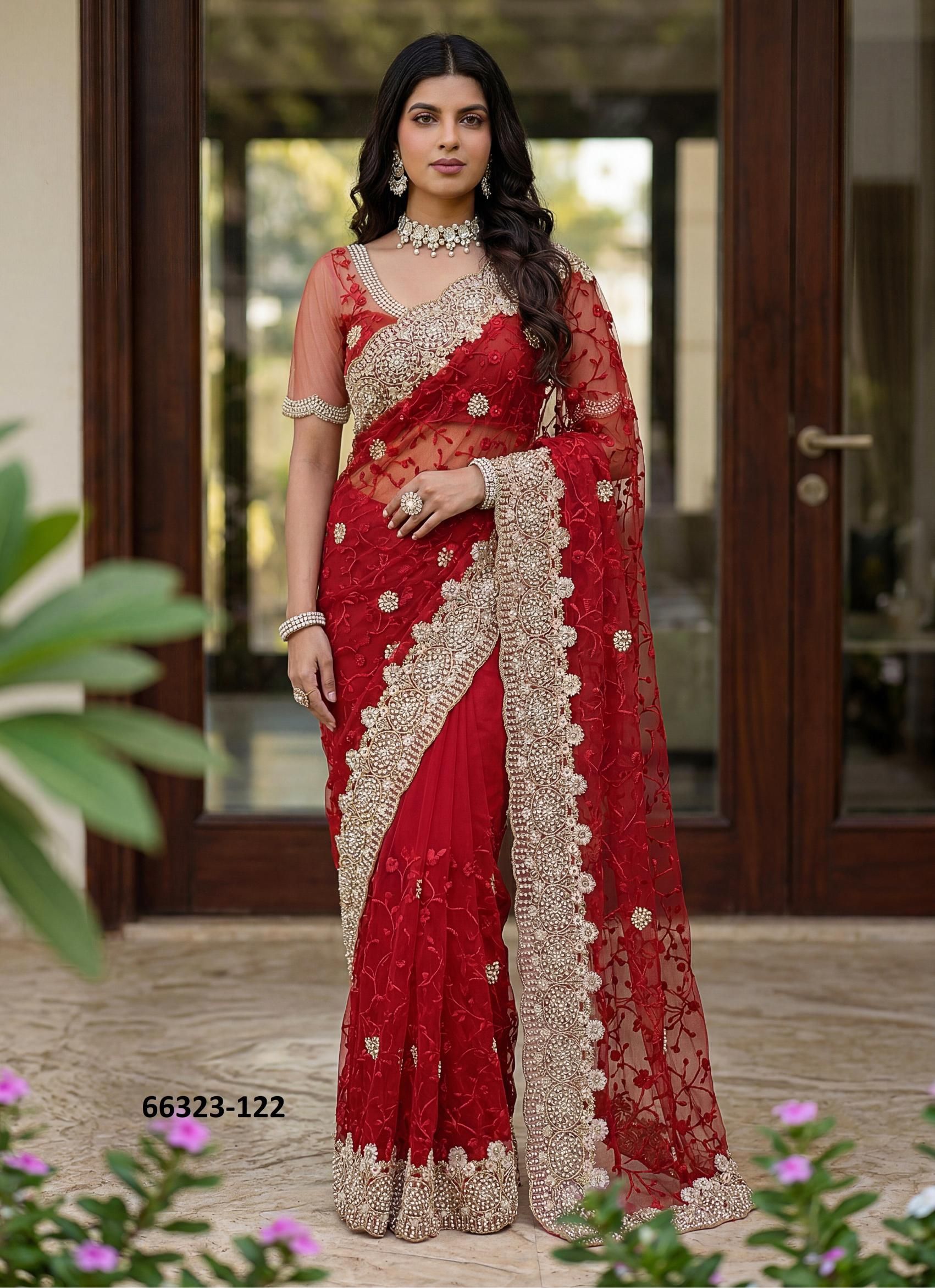 SERIES 121 - Catalog # 66323 (Set of 7 Sarees) SERIES 121 - Catalog # 66323 (Set of 7 Sarees)