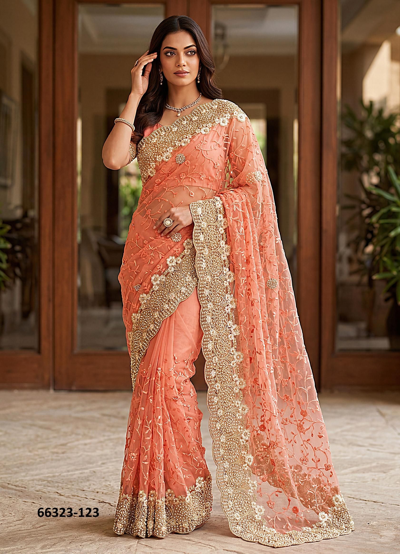 SERIES 121 - Catalog # 66323 (Set of 7 Sarees) SERIES 121 - Catalog # 66323 (Set of 7 Sarees)