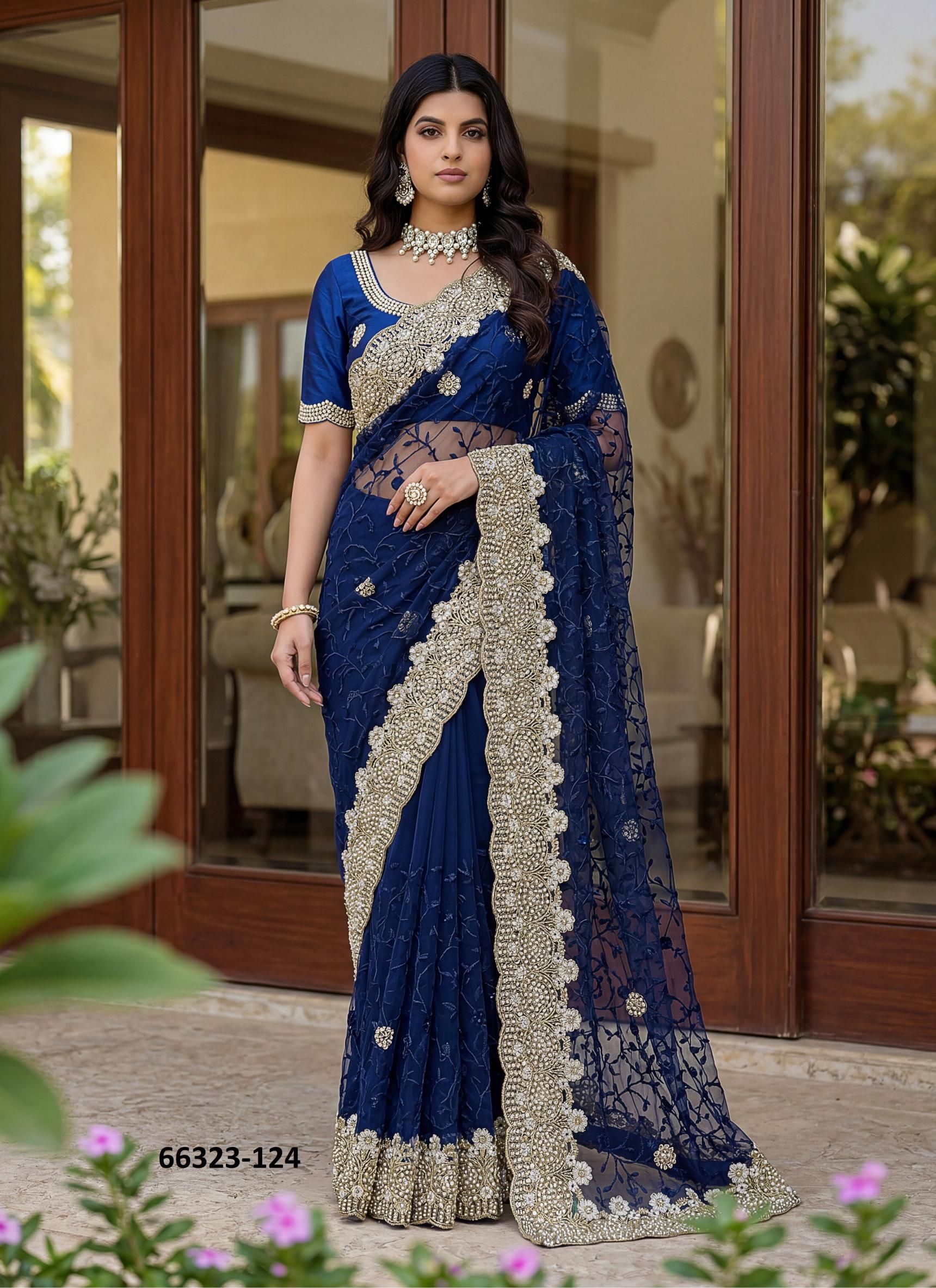 SERIES 121 - Catalog # 66323 (Set of 7 Sarees) SERIES 121 - Catalog # 66323 (Set of 7 Sarees)