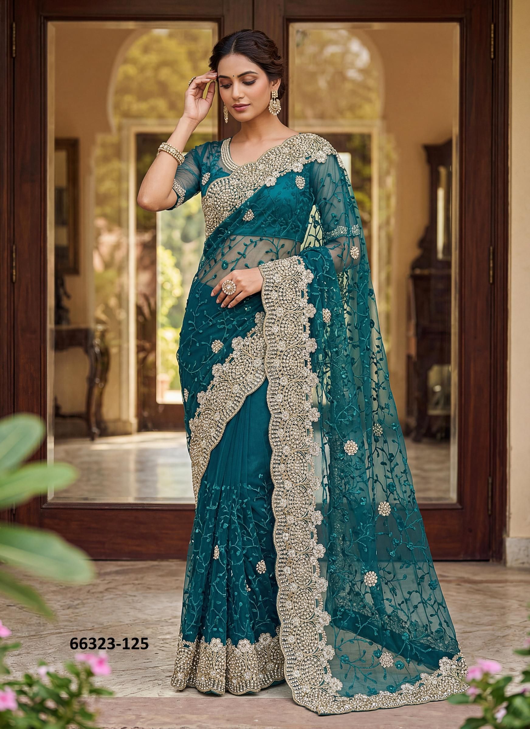 SERIES 121 - Catalog # 66323 (Set of 7 Sarees) SERIES 121 - Catalog # 66323 (Set of 7 Sarees)
