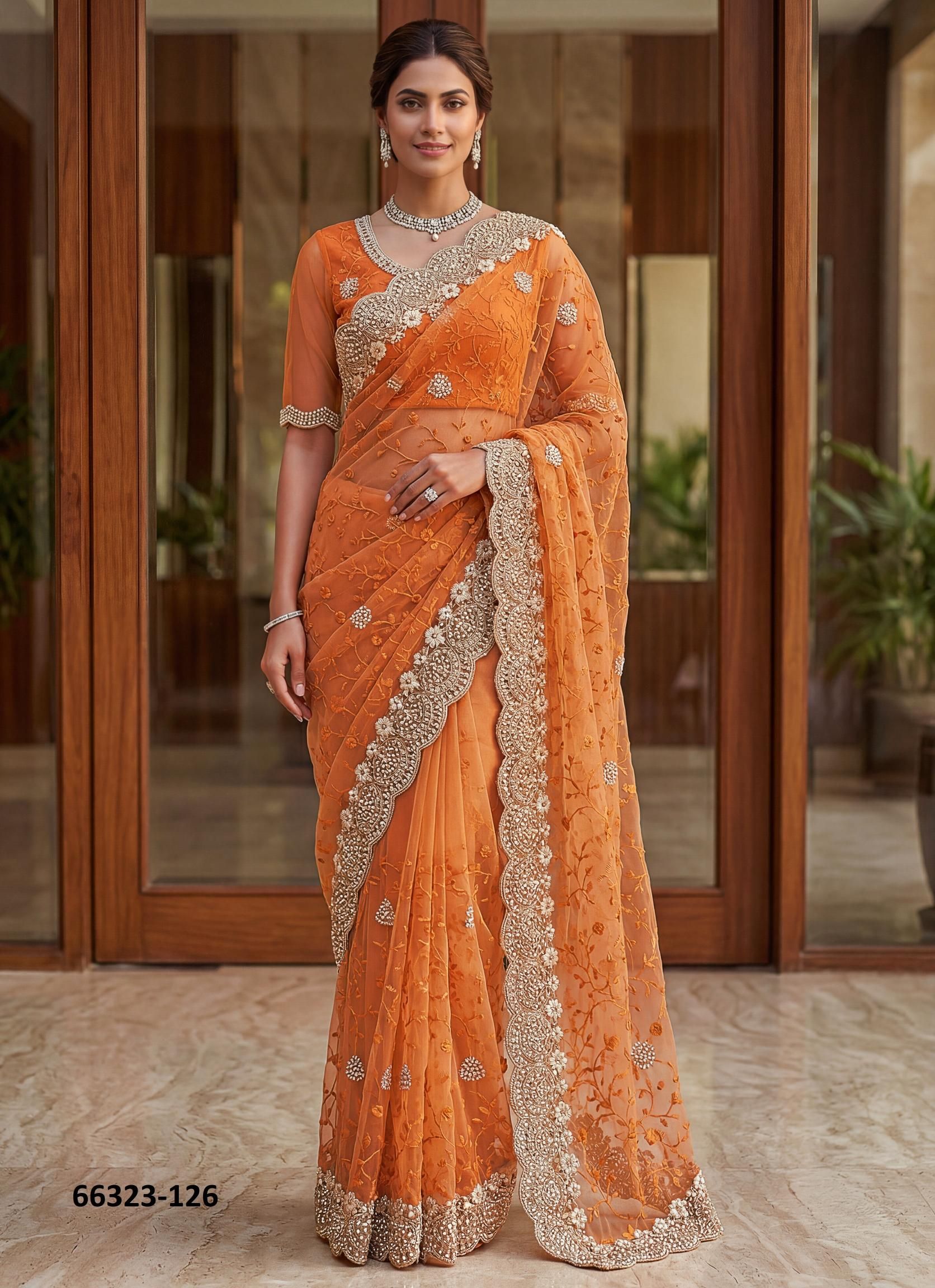SERIES 121 - Catalog # 66323 (Set of 7 Sarees) SERIES 121 - Catalog # 66323 (Set of 7 Sarees)