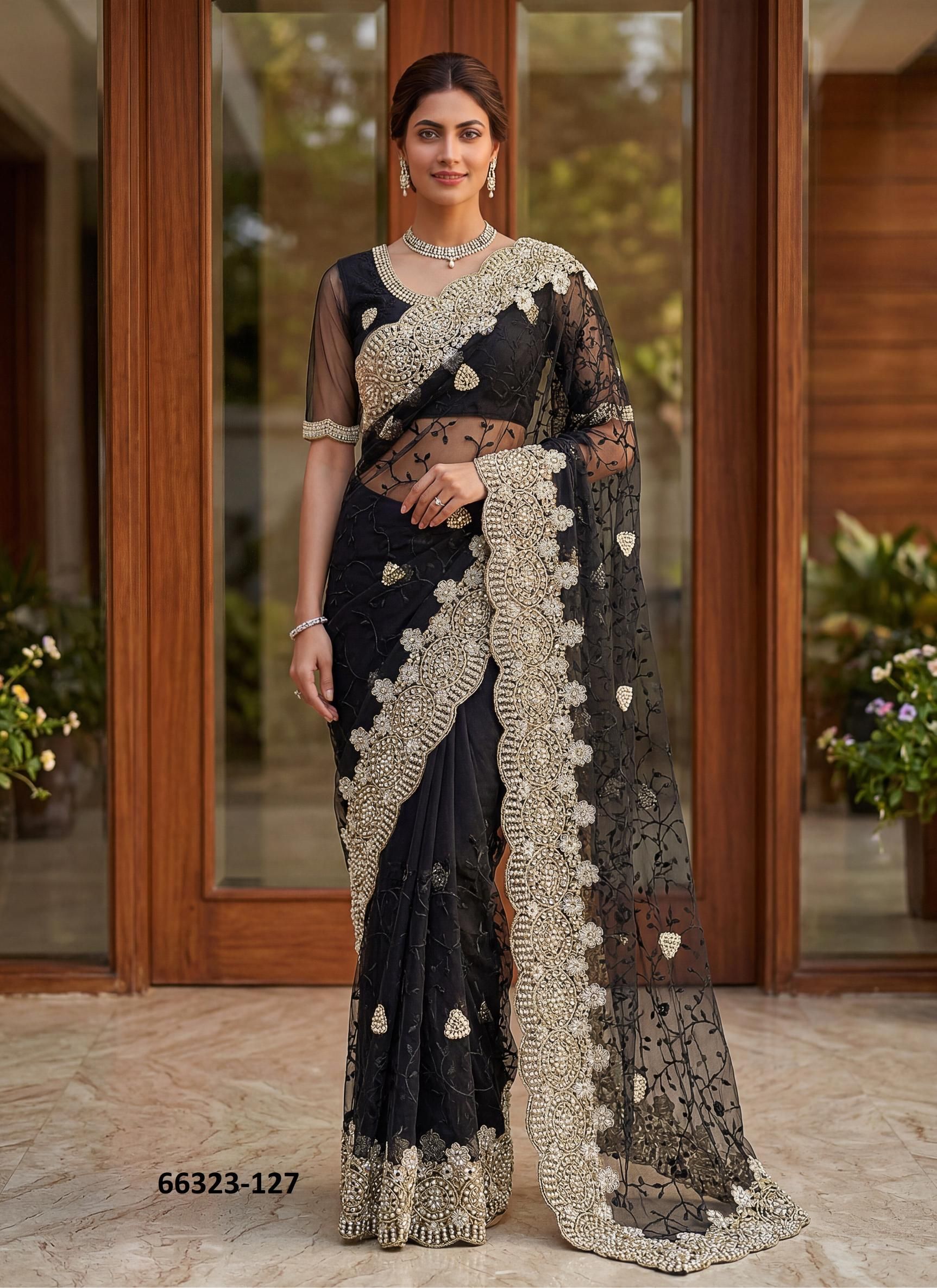 SERIES 121 - Catalog # 66323 (Set of 7 Sarees) SERIES 121 - Catalog # 66323 (Set of 7 Sarees)