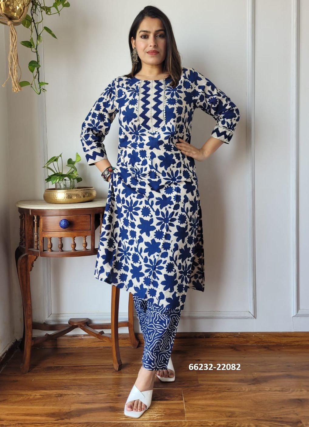 HAND BLOCK PRINTED CO-ORD SETS 4 - Catalog # 66232 (Set of 10 Tops With Bottoms) HAND BLOCK PRINTED CO-ORD SETS 4 - Catalog # 66232 (Set of 10 Tops With Bottoms)