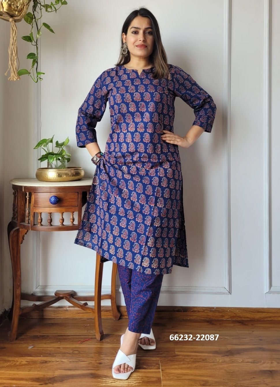 HAND BLOCK PRINTED CO-ORD SETS 4 - Catalog # 66232 (Set of 10 Tops With Bottoms) HAND BLOCK PRINTED CO-ORD SETS 4 - Catalog # 66232 (Set of 10 Tops With Bottoms)