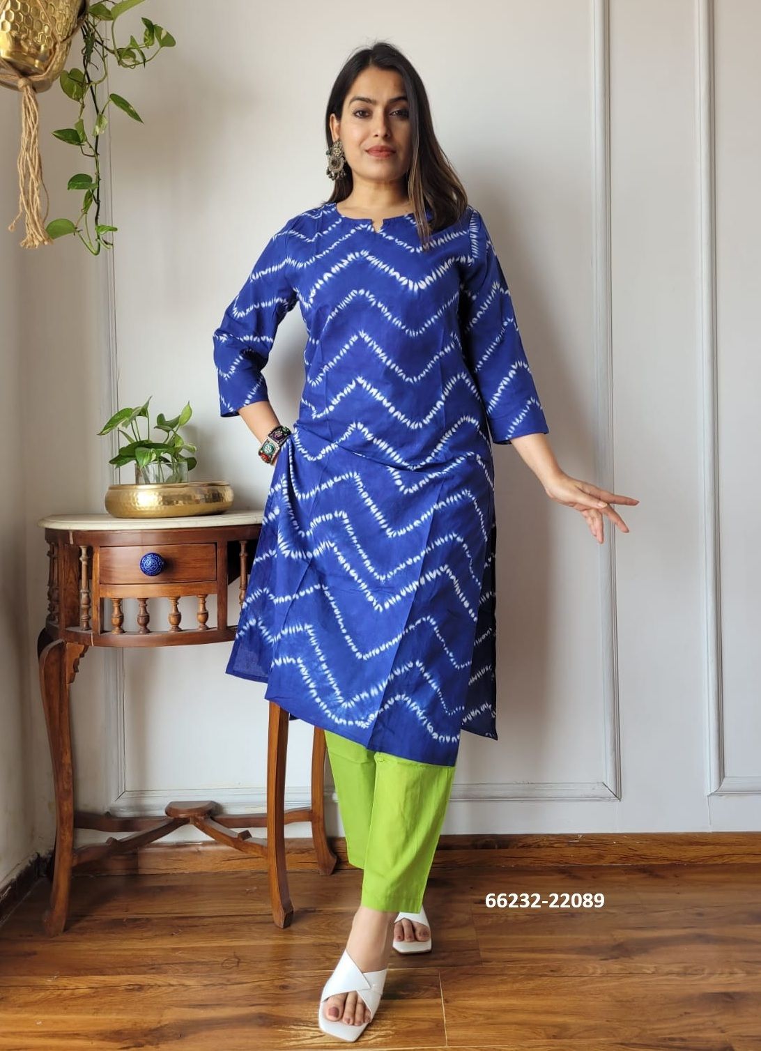 HAND BLOCK PRINTED CO-ORD SETS 4 - Catalog # 66232 (Set of 10 Tops With Bottoms) HAND BLOCK PRINTED CO-ORD SETS 4 - Catalog # 66232 (Set of 10 Tops With Bottoms)