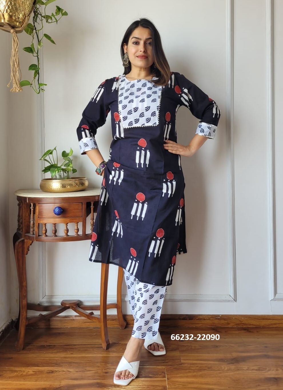 HAND BLOCK PRINTED CO-ORD SETS 4 - Catalog # 66232 (Set of 10 Tops With Bottoms) HAND BLOCK PRINTED CO-ORD SETS 4 - Catalog # 66232 (Set of 10 Tops With Bottoms)