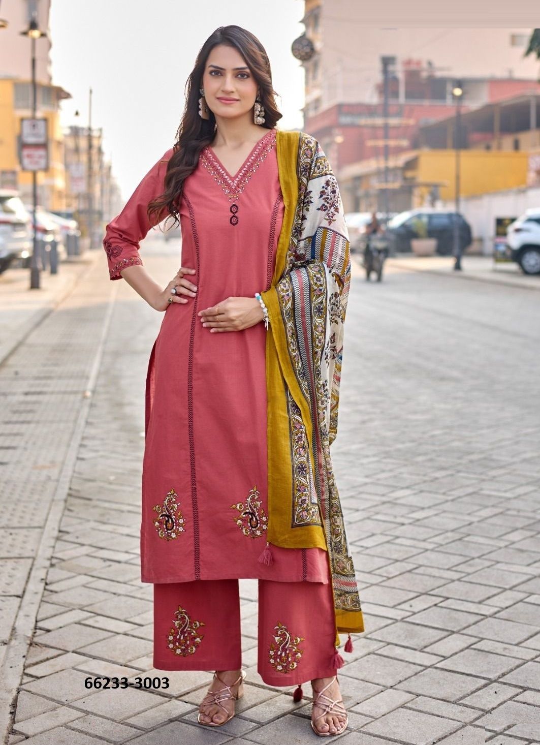 VARUNI - Catalog # 66233 (Set of 4 Readymade Salwar Suits) VARUNI - Catalog # 66233 (Set of 4 Readymade Salwar Suits)