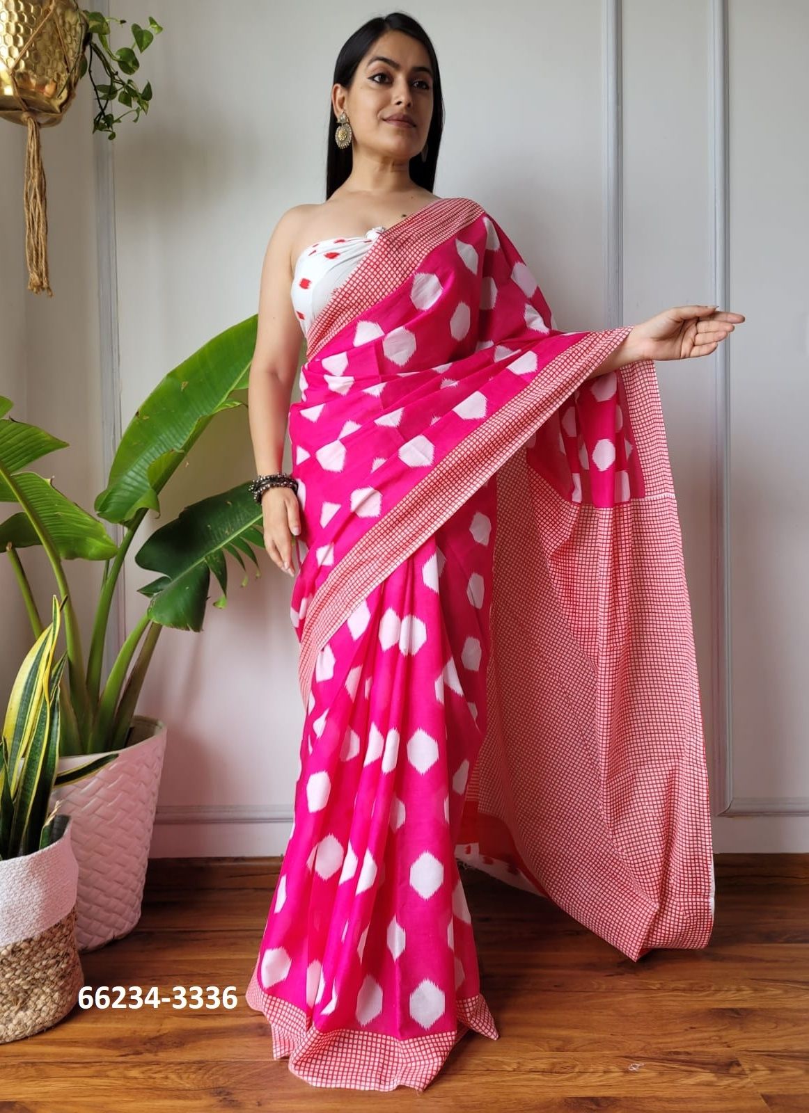 MUL MUL COTTON PRINTS 5 - Catalog # 66234 (Set of 10 Sarees)
