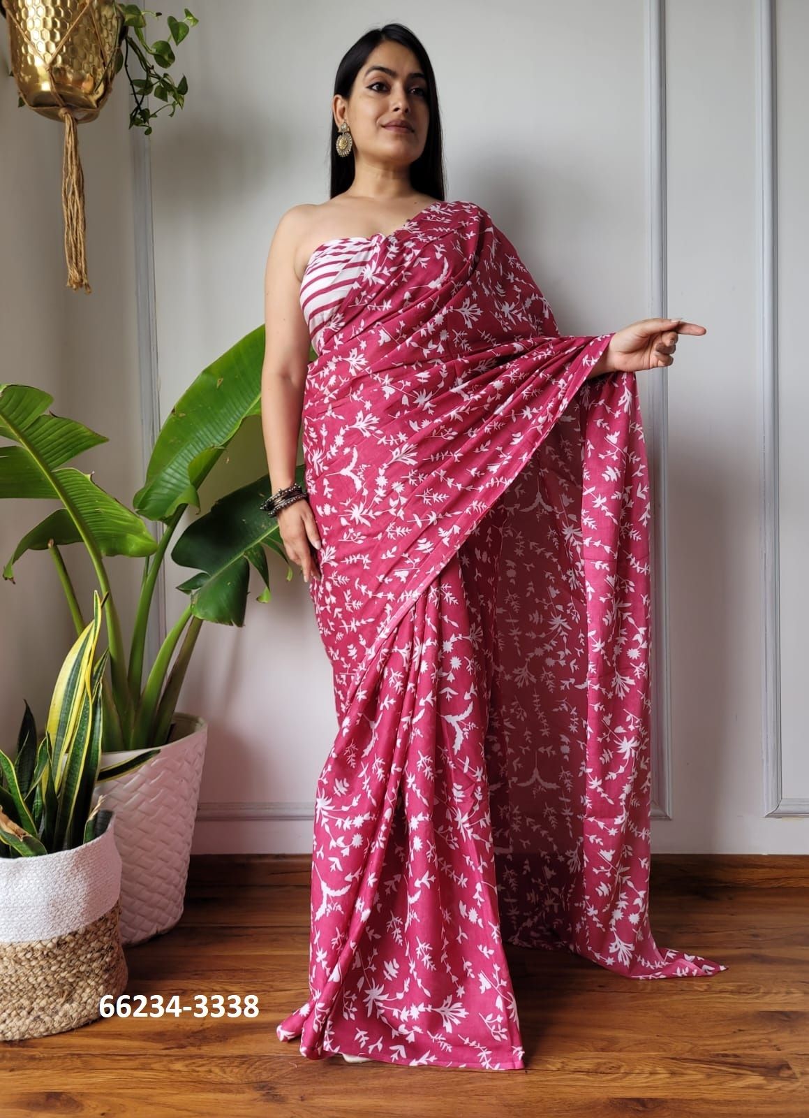 MUL MUL COTTON PRINTS 5 - Catalog # 66234 (Set of 10 Sarees)