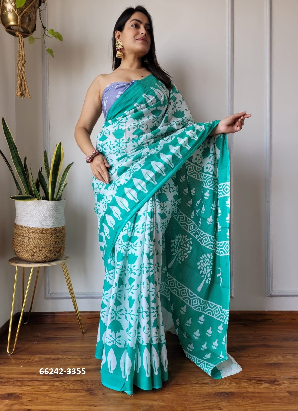 MUL MUL COTTON PRINTS 7 - Catalog # 66242 (Set of 13 Sarees)