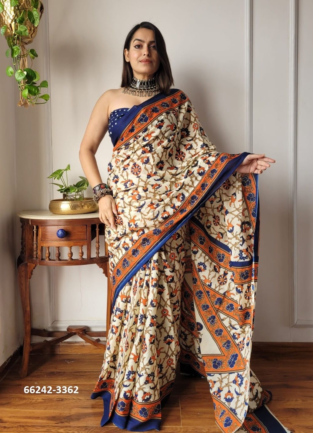 MUL MUL COTTON PRINTS 7 - Catalog # 66242 (Set of 13 Sarees)