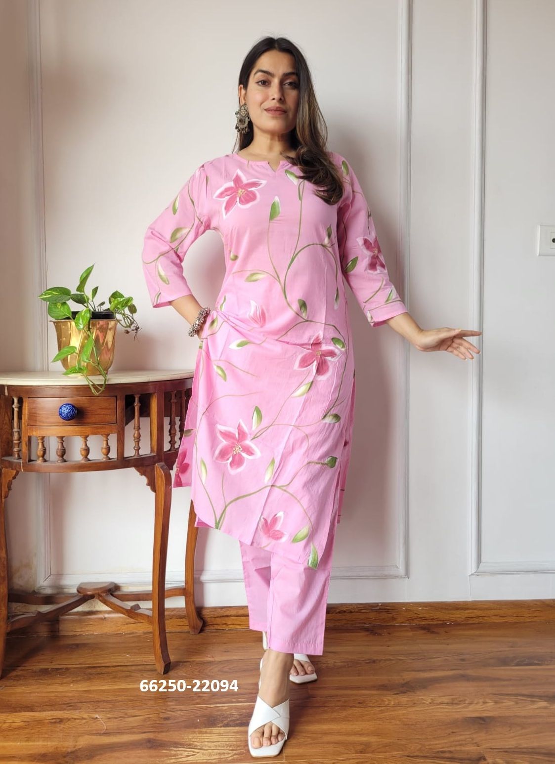 HAND BLOCK PRINTED CO-ORD SETS 5 - Catalog # 66250 (Set of 10 Tops With Bottoms) HAND BLOCK PRINTED CO-ORD SETS 5 - Catalog # 66250 (Set of 10 Tops With Bottoms)