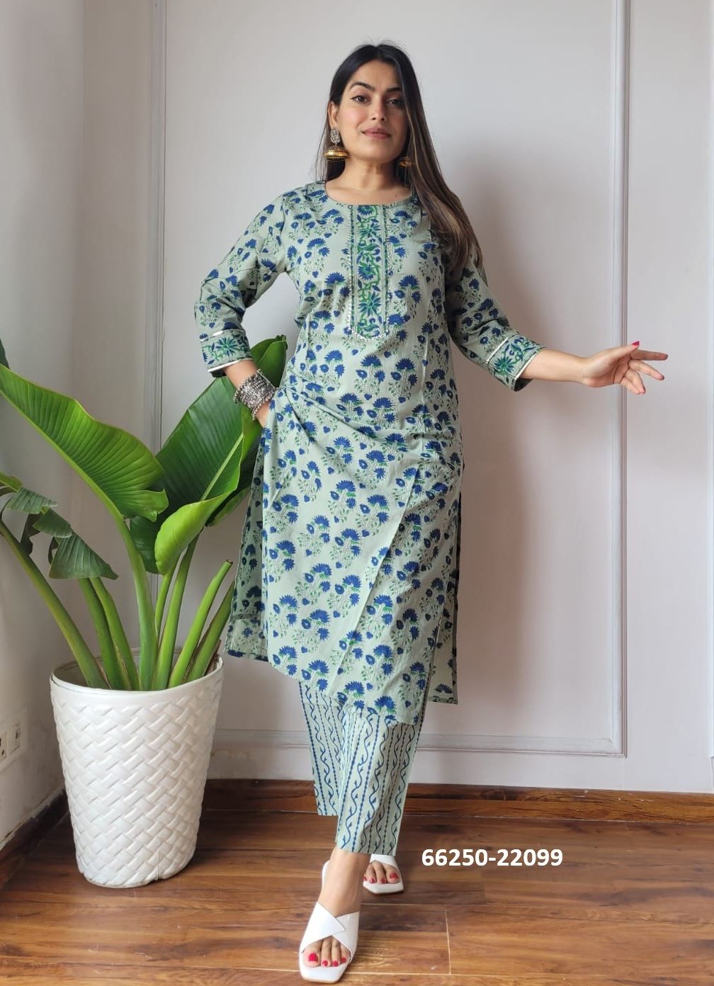 HAND BLOCK PRINTED CO-ORD SETS 5 - Catalog # 66250 (Set of 10 Tops With Bottoms) HAND BLOCK PRINTED CO-ORD SETS 5 - Catalog # 66250 (Set of 10 Tops With Bottoms)