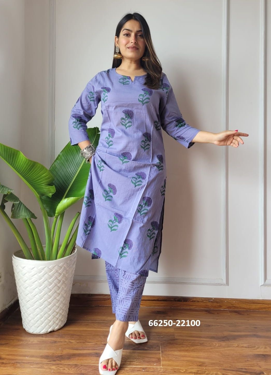 HAND BLOCK PRINTED CO-ORD SETS 5 - Catalog # 66250 (Set of 10 Tops With Bottoms) HAND BLOCK PRINTED CO-ORD SETS 5 - Catalog # 66250 (Set of 10 Tops With Bottoms)