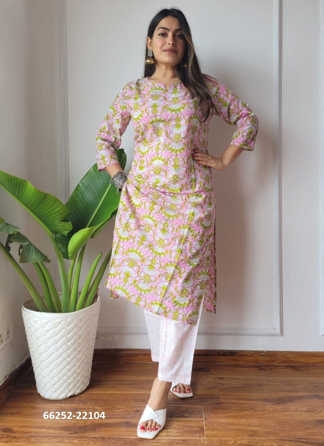 HAND BLOCK PRINTED CO-ORD SETS 6 - Catalog # 66252 (Set of 10 Tops With Bottoms) HAND BLOCK PRINTED CO-ORD SETS 6 - Catalog # 66252 (Set of 10 Tops With Bottoms)