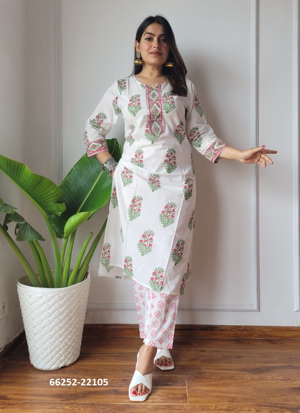 HAND BLOCK PRINTED CO-ORD SETS 6 - Catalog # 66252 (Set of 10 Tops With Bottoms) HAND BLOCK PRINTED CO-ORD SETS 6 - Catalog # 66252 (Set of 10 Tops With Bottoms)