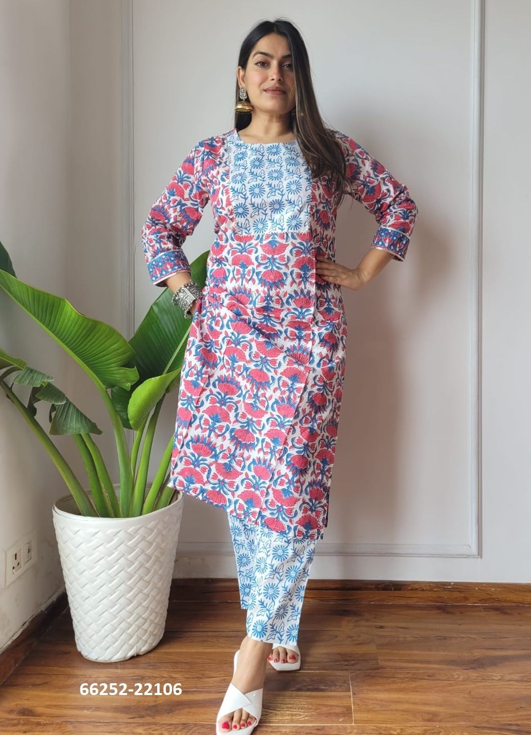 HAND BLOCK PRINTED CO-ORD SETS 6 - Catalog # 66252 (Set of 10 Tops With Bottoms) HAND BLOCK PRINTED CO-ORD SETS 6 - Catalog # 66252 (Set of 10 Tops With Bottoms)