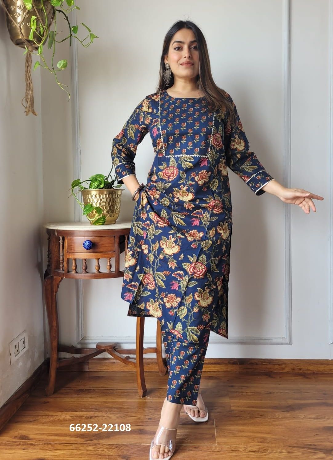 HAND BLOCK PRINTED CO-ORD SETS 6 - Catalog # 66252 (Set of 10 Tops With Bottoms) HAND BLOCK PRINTED CO-ORD SETS 6 - Catalog # 66252 (Set of 10 Tops With Bottoms)